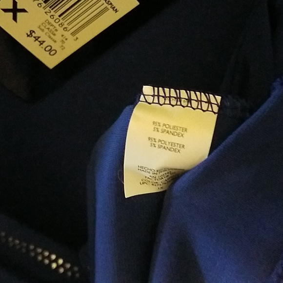 💎NWT! Rhinestone purple blouse. - Picture 3 of 4